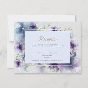 Reserve A Data Recepção 2 Flores Translúcidas De Aquarelas