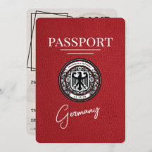 Red Germany Passaporte Salvar Data