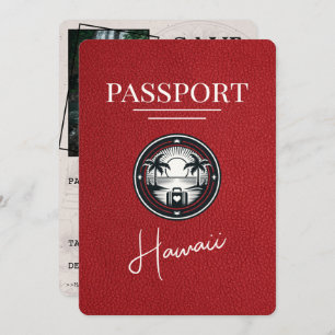 Reserve A Data Red Hawaii Passport Salvar a Data