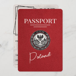 Reserve A Data Red Polônia Passport Salvar a Data