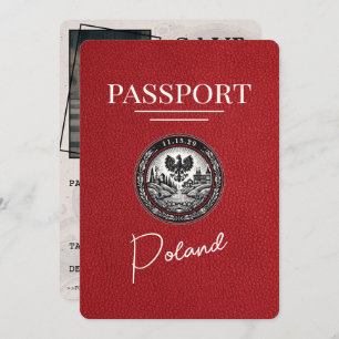 Reserve A Data Red Polônia Passport Salvar a Data