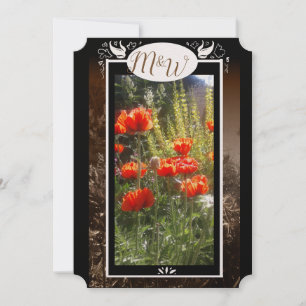 Reserve A Data Red Poppy Feilds Monograma