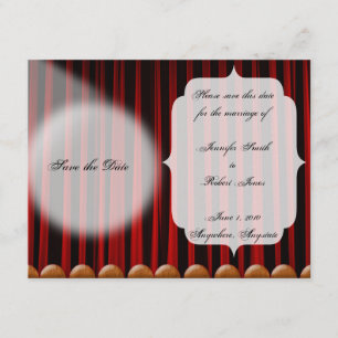 Reserve A Data Red Velvet Cortain Palco Casamento Salve a Data