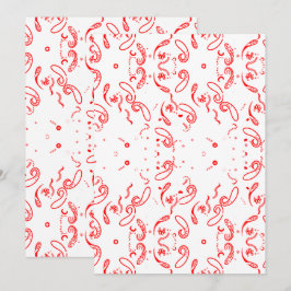 Reserve A Data Red White Paisley Pattern – Folk Art Floral Print