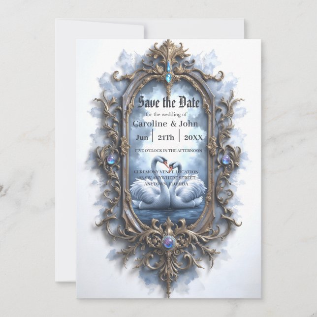 Reserve A Data Reflexão Eterna – A União Swanheart. (Frente)