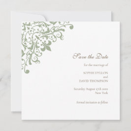Reserve A Data Regency Green Fleur de Wedding Salvar Data