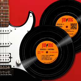 Reserve A Data Registro Monograma Clássico Rock Bolt Salvar a Dat