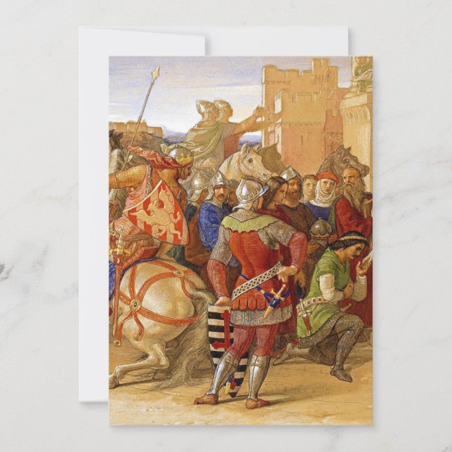 Reserve A Data Rei Arthur e Cavaleiros da Mesa redonda (Frente)