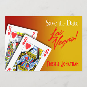 Reserve A Data Rei e Rainha dos Corações Las Vegas Casamento amar