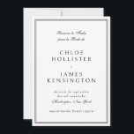 Reserve A Data Reserva La Fecha Elegante Espanhol Clássico<br><div class="desc">Reserva La Fecha Elegante Espanhol Clássico Salve a Data Cartão de Convite em espanhol</div>