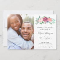 Reserva La Fecha Foto Floral Rosa Espanhola