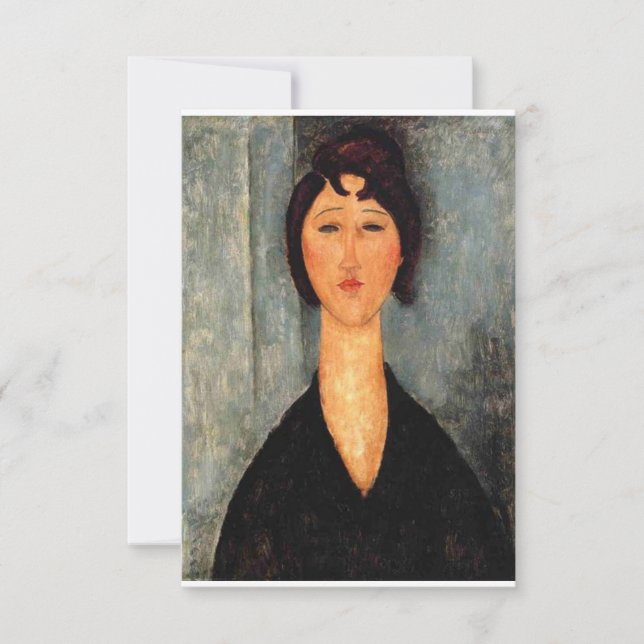 Reserve A Data Retrato da Mulher Modigliani (Frente)