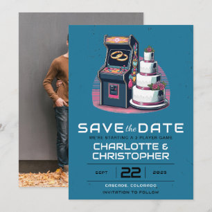 Reserve A Data Retro Arcade Wedding