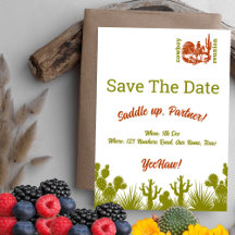 reunião de cacto de ferrugem e de cowboy verde-oli