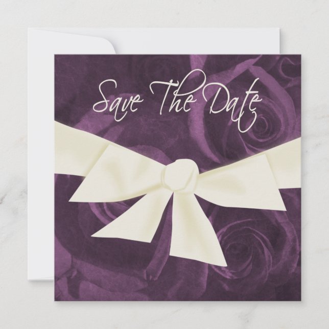 Reserve A Data Ribbon n Roses Salve o Dia (Frente)