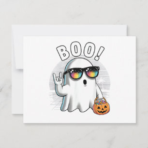 Reserve A Data Rock Ghost Retro Halloween Pumpkin Funny Boo