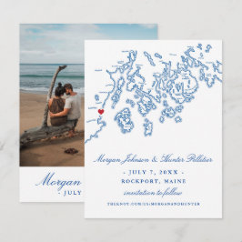 Reserve A Data Rockport Maine Photo Save Date - Penobscot Bay