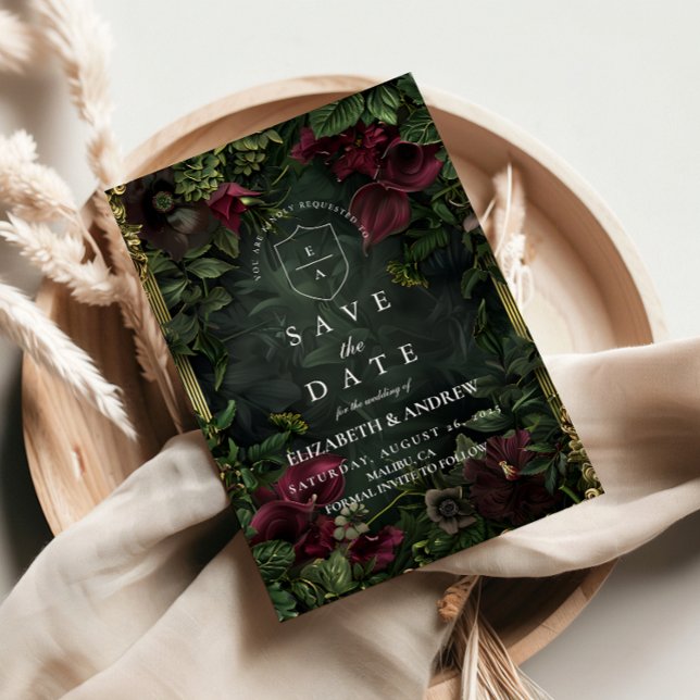 Reserve A Data Romance de Casamento do Jardim Gótico (Criador carregado)