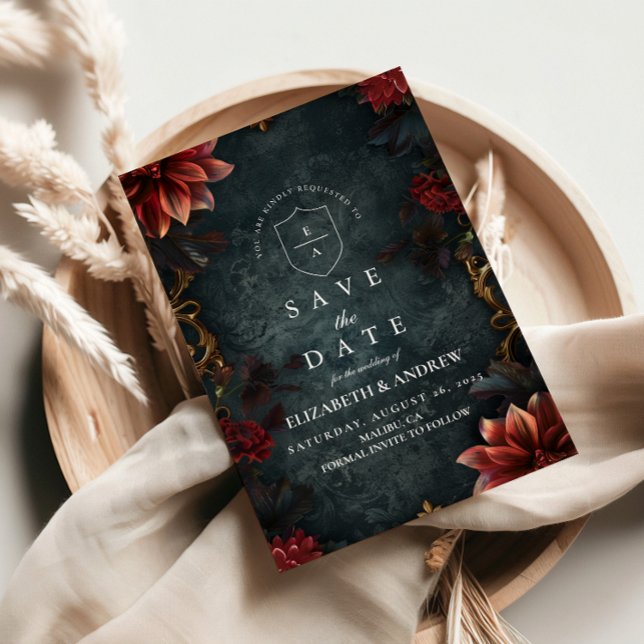 Reserve A Data Romance de Casamento Gótico Barroco (Criador carregado)