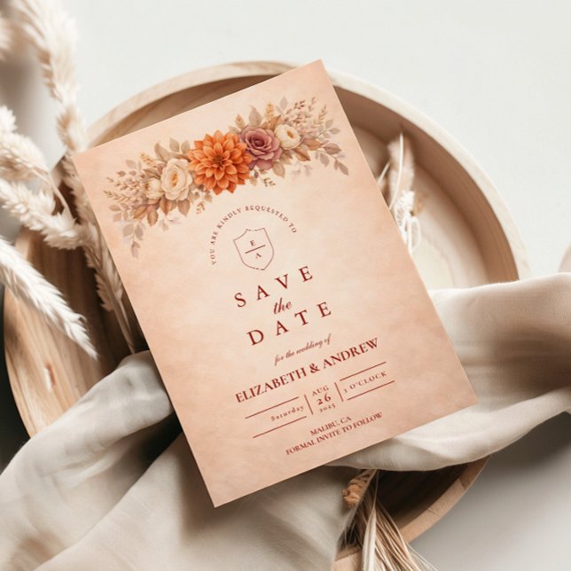 Reserve A Data Romantic Autumn Garden Wedding (Criador carregado)