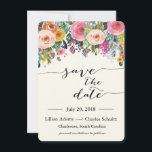 Reserve A Data Romântico Jardim Floral Guarde a Ficha de Datas<br><div class="desc">Trabalho de arte a partir de www.createthecut.com</div>