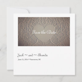 Reserve A Data Rosa Arenosa com Coração