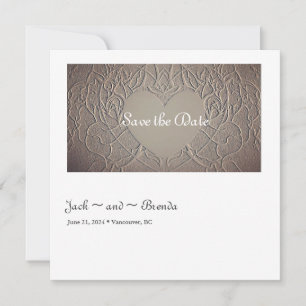 Reserve A Data Rosa Arenosa com Coração