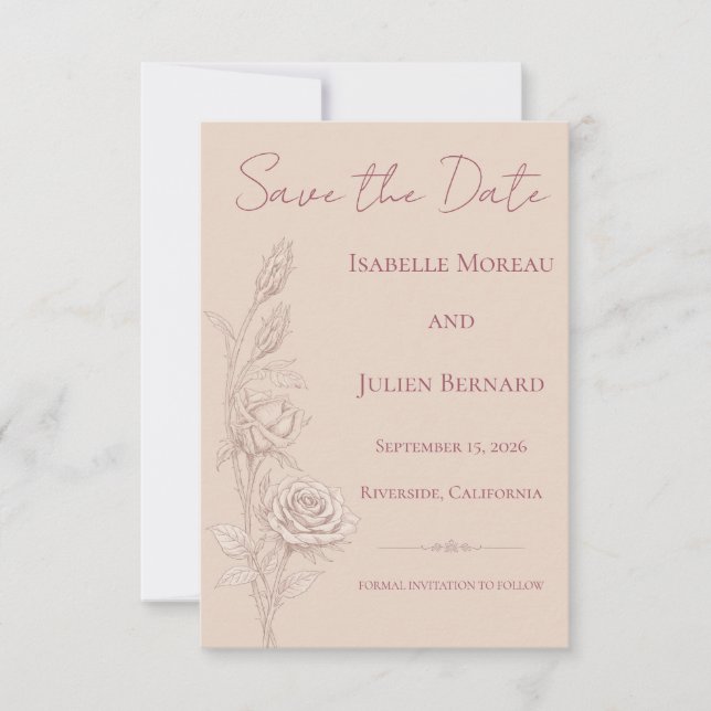 Reserve A Data Rosa do Deserto – Dune & Bloom Casamento (Frente)