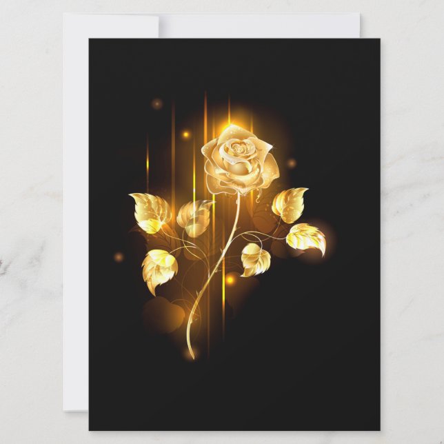 Reserve A Data rosa do ouro ( rosa dourado ) (Frente)