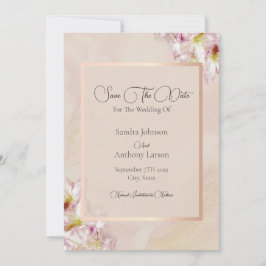 Reserve A Data Rosa Dourado Azalea Wedding