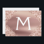 Reserve A Data Rosa Dourado Glitter Quinceanera Salve a Data<br><div class="desc">Rosa Dourado - Blush Pink Sparkle Faux Glitter Metallic Foil Quinceanera Celebration Monograma Name e Festa de aniversário Inicial Salvar a Data Convite. Este convite é perfeito para o Partido Glitter Quinceanera Silver Sparkle que está a tentar celebrar na Rosa Rosa Rosa Rosa Rosa Dourada.</div>