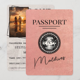 Reserve A Data Rosa Dourado Maldives Passport Salvar Data