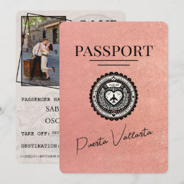 Reserve A Data Rosa Dourado Puerta Vallarta Passaporte Salvar Dat