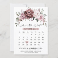 Rosa Poeira Rosa Pêssego Floral Casamento Salve A