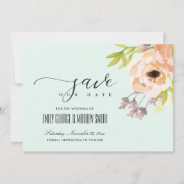 RESERVE A DATA ROSA ROMÂNTICO PEACH BLUSH ROXO AZUL CELESTE FLORA