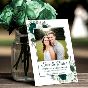 Reserve A Data Rosas Boho Aguamarinha Aquarela Foto Casamento