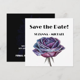 Reserve A Data Rosas Góticos Guardar a Data