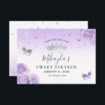 Reserve A Data Rosas Roxas Claras Elegantes<br><div class="desc">Você está procurando ideias elegantes para "save the date" nas cores prata e roxo claro? Esses convites DIY simples e personalizáveis dão a você a flexibilidade criativa para criar sua própria papelaria temática de princesa real. A arte em aquarela botânica roxa clara criada por Raphaela Wilson retrata rosas em aquarela...</div>