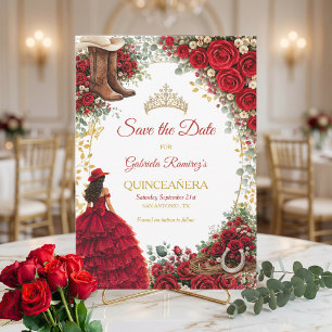 Reserve A Data Rosas Vermelhas Ocidentais Golden Country Quinceañ