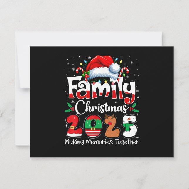 Reserve A Data Roupa Combinando para o Natal da Família 2025 Esqu (Frente)