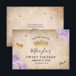 Reserve A Data Roxo Claro e Dourado Papel de Seda Elegante Rosa<br><div class="desc">Procurando ideias exclusivas de save the date para uma festa com tema lilás e dourado? Crie sua própria papelaria temática de princesa de contos de fadas usando esses convites elegantes de save the date com modelo DIY. A arte em aquarela botânica floral vintage de Raphaela Wilson apresenta rosas lilases acentuadas...</div>