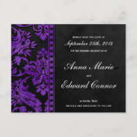 Roxo Vintage Damask Lace Salvar a Data