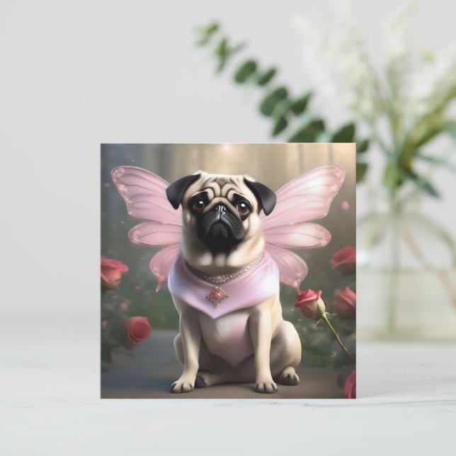 Reserve A Data Royal Pug: A Princesa Fada dos Reinos Encantados (Em pé/Frente)