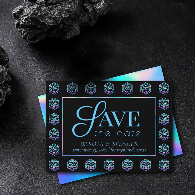 Reserve A Data RPG Dice | Holo Fantasy Retro Tabletop PnP Gamer (Criador carregado)