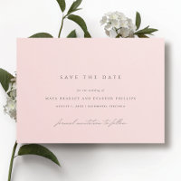 Rubor Rosa Claro | Casamento Simples Elegante