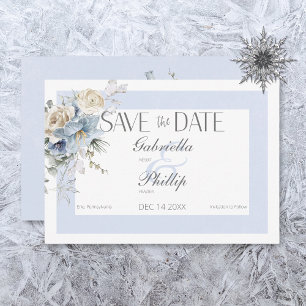Reserve A Data Russo Winter Frosty Blue & White Floral