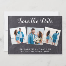 Rustic 3 Foto Simple QR Code - Tudo Em Um Casament