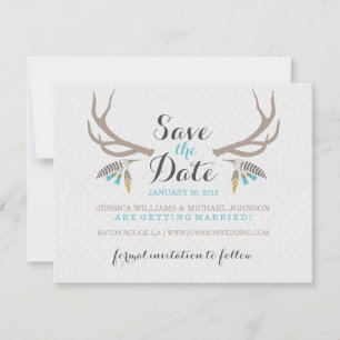 Reserve A Data Rustic Antlers Salva a Data