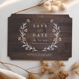 Reserve A Data Rustic Barn Wood Boho Floral