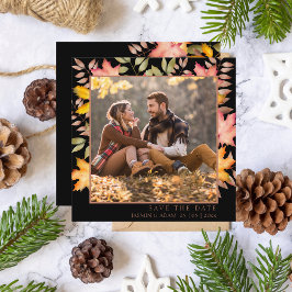 Reserve A Data Rustic Black Fall Autumn Deixa Foto Casada